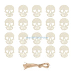 décorations halloween bois citrouille souris fantôme crâne chapeau sorcière texte boo fil suspension thèmes