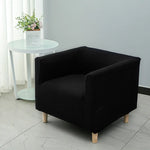 housse canapé fauteuil polyester moderne motif petits points couleurs vert foncé blanc bleu marine