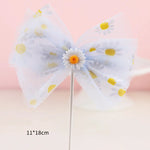 décoration anniversaire mariage figurines dessin animé fleurs rubans transparents piques bleu jaune rose