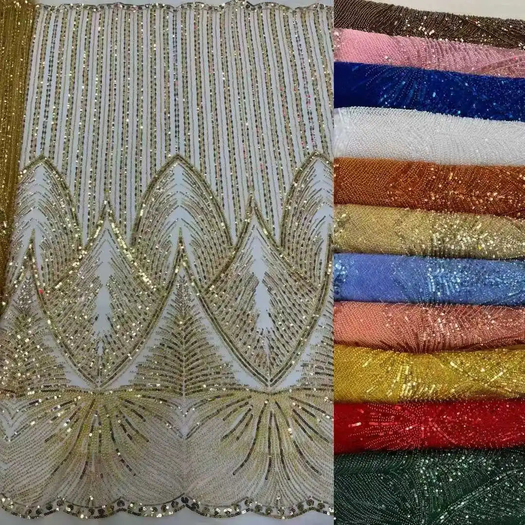 tulle français dentelle nigeriane soirée strass élégante mariage robe glamour opalescente