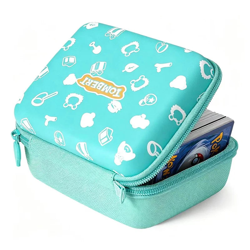 boîtes rangement cartes collection motif pokémon couleurs variées cordon ajustable contemporain