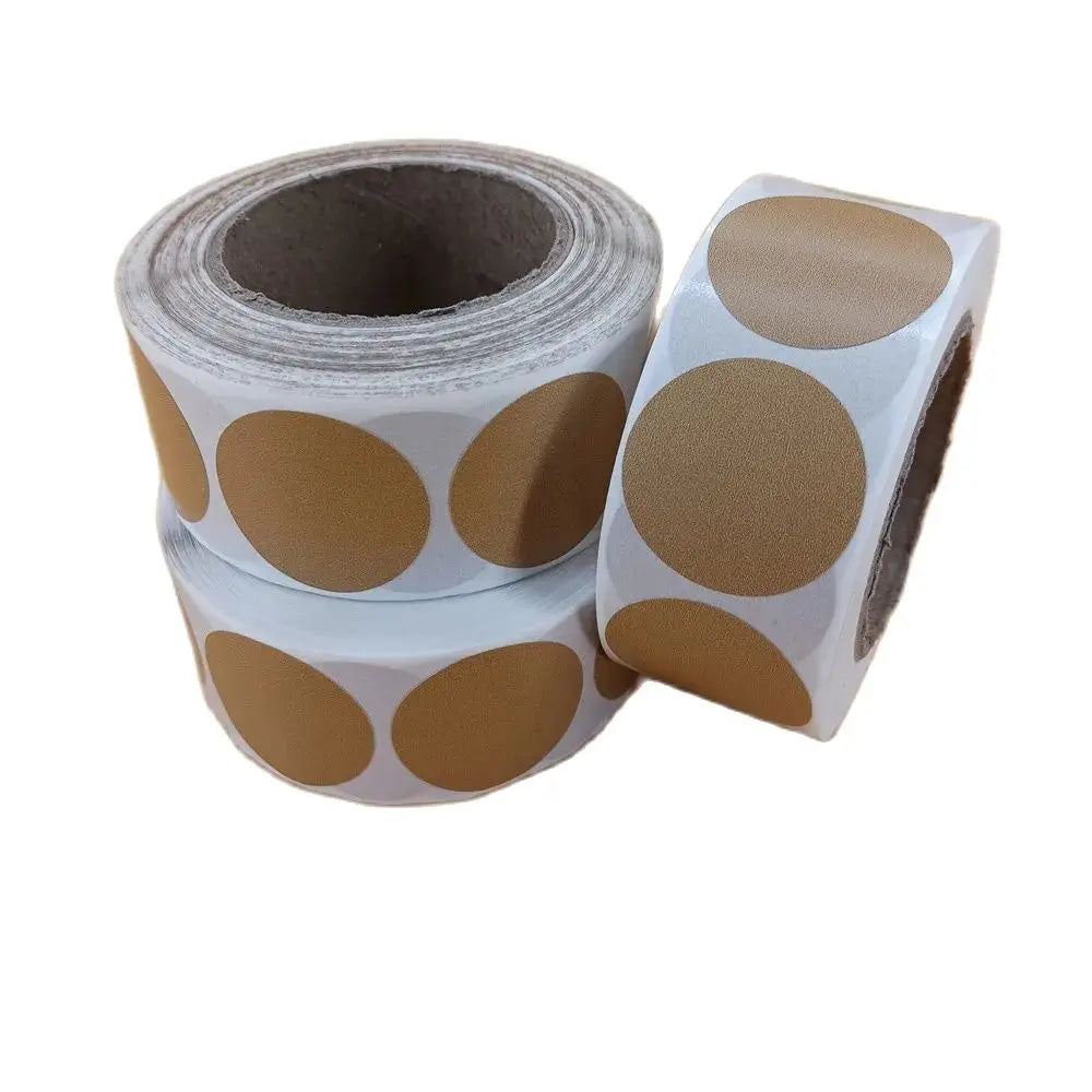 rubans adhésifs ronds dorés moderne stickers blanc beige autocollants variés pack