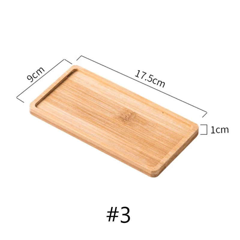 assiettes bambou naturel moderne rustique grain bois plante artificielle fleur gobelet savon liquide