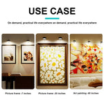lampe murale led noire rechargeable sans fil adhésive télécommande câble usb moderne intangible économique