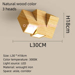 lampe bois naturel moderne géométrique lumière chaude autonome certification CCC CQC UL