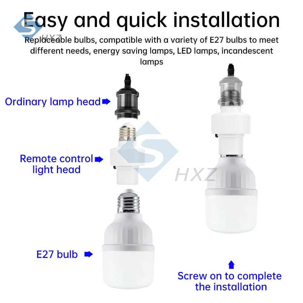 ampoule e27 intelligente télécommande ir 100w blanc moderne plafonnier télécommande inclusexAA5voltage85265V