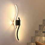 lampe murale led moderne or noir blanc minimaliste cuisine salle manger