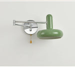 lampe murale articulée blanc vert moderne interrupteur vis fixations