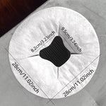 serviettes toilette jetables rose blanc modernes adhésives pack 100 unités unies opaques