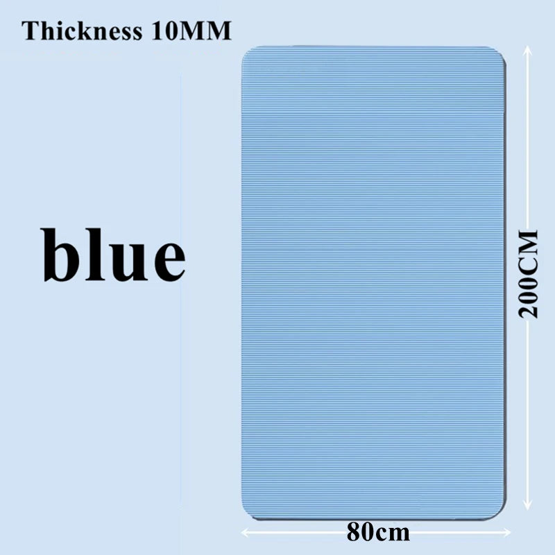 tapis yoga 200x90cm noir violet rose vert rayures antislip épais 10mm débutant moderne confortable