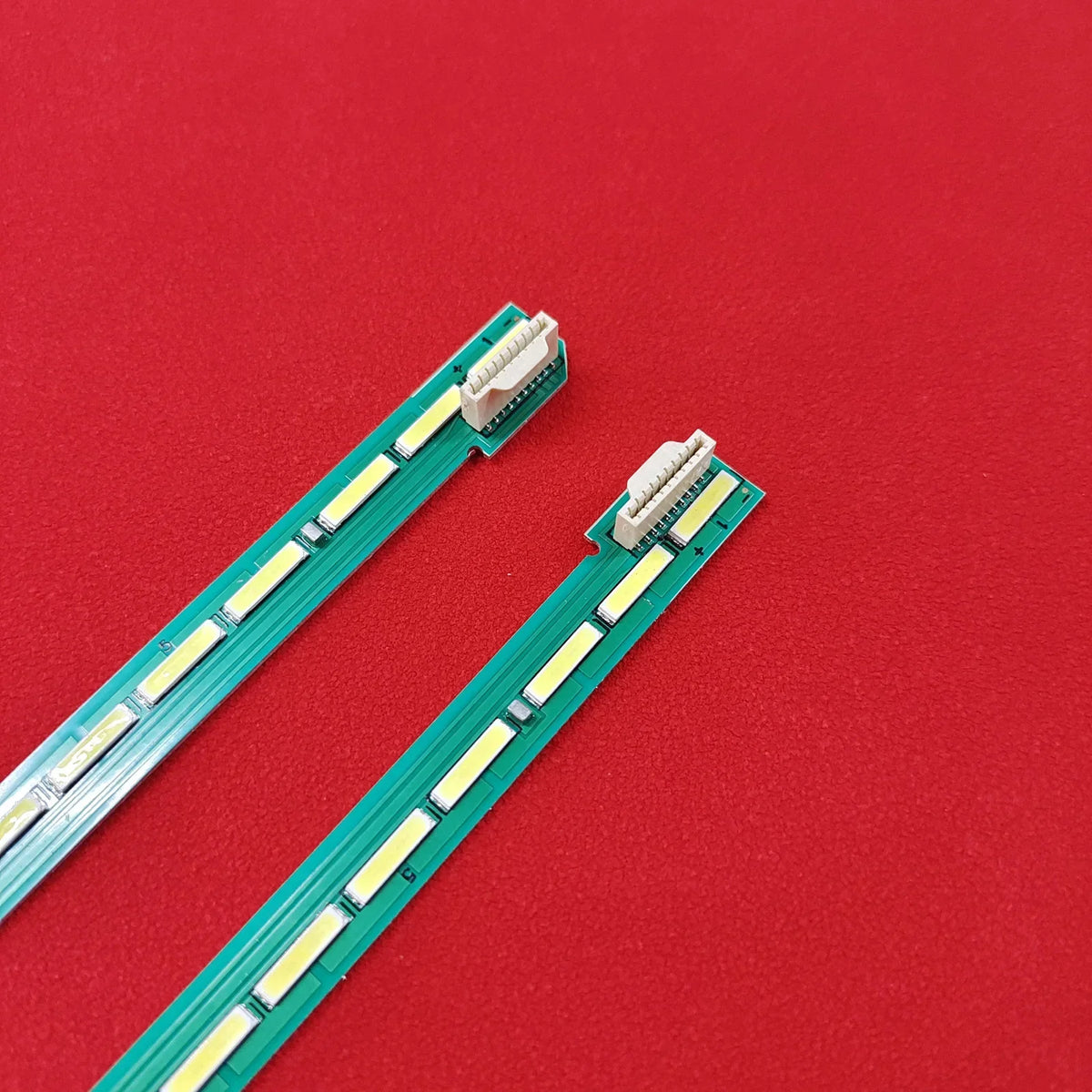 bande led vert jaune 603mm 60leds connecteurs modernes téléviseur rétroéclairage invisible