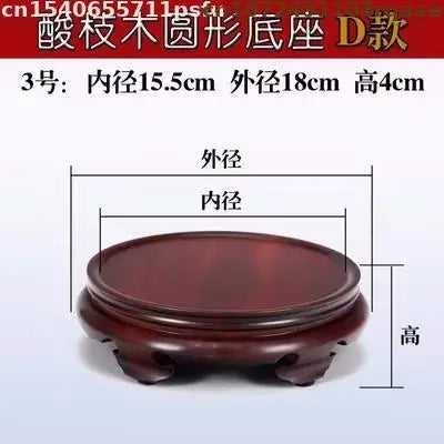 théière artisanale bois sculpté support figurines vase pot fleur trưng bày bàn trà đồ