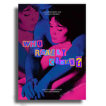 affiche moderne rock chanteur graphique bleu rose noir pop art vintage