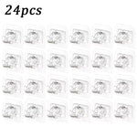 clips suspension adhésifs blancs modernes utilisation multiple support mural rideaux outils cuisine pièces