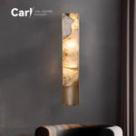 lampe murale moderne marbre blanc minimaliste 4500K 3000K 6000K chambre cuisine entree sdb