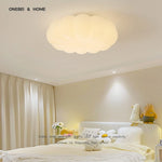 lampe moderne blanche nervures acier facile 2000lm chambre salon cuisine