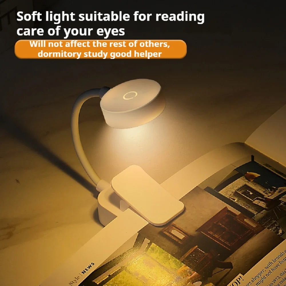 lampe lecture pince led blanc moderne réglable continu certifications multiples