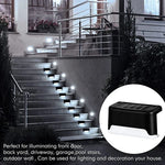lumières solaires led étanches noires marrons modernes autoinstallables patio jardin extérieur