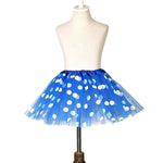 jupes tutu points violet noir rouge blanc bleu orange rose ample polyester classique danse