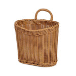 panier rangement tressé marron traditionnel respectueux environnement utilisation multiple poignées