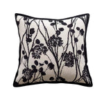 housse coussin géométrique noir blanc modernes 45x45cm amovibles lavables adultes casa bohème