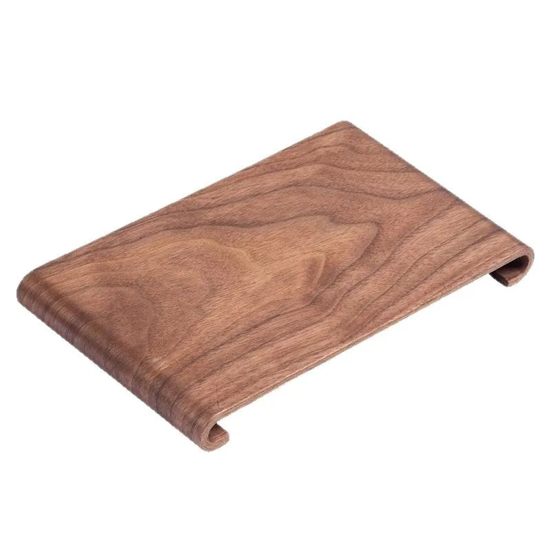 support thé marron clair bois naturel minimaliste résistant chaleur théière tasse inclusion