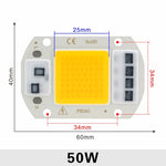 plaque led blanc moderne 10w 20w 25w 50w smart ic led beads chip contrôle