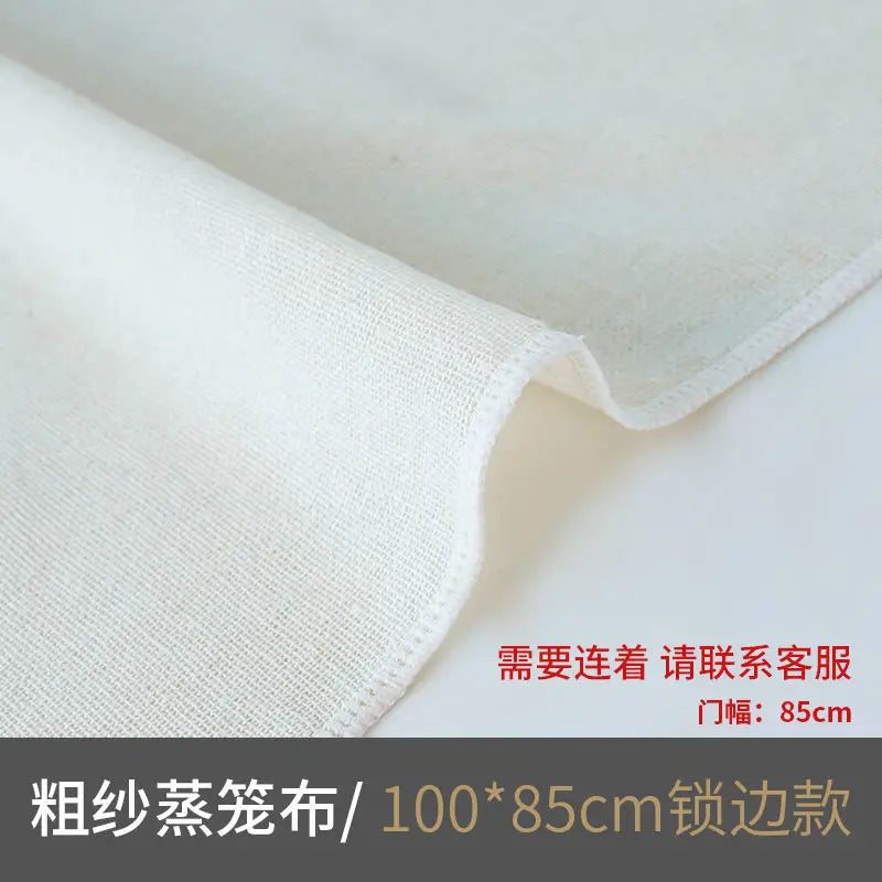 serviettes lingettes toile fine tissu respirant polyester beige clair blanc classique
