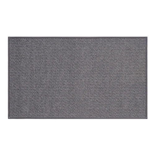 tapis cuisine tissé antidérapant moderne beige noir sol entrée lavable absorbant chenille