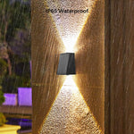 lumière murale led solaire ip65 étanche ambiance rgb contemporaine adhésifextérieur