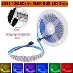ruban led rgb blanc noir moderne adhésif 12v 60leds ip67 étanche 50000h