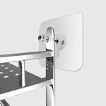 porte savon adhésif transparent moderne minimaliste fixations adhésives vis fixation auto collant PVC
