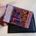 autocollants carte crédit yu gi oh violet multicolore illustrations brillantes adhésifs cartes jeu dimension
