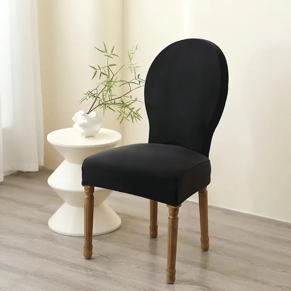 Housse chaise bleu marine blanche adhésive classique extérieur unisexe adulte Polyester Coton