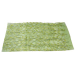rideaux chambre polyester feuilles vertes bohème semi transparent panneaux motifs vaporeux aspect décoratif champêtre