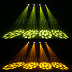 projecteur led noir professionnel dmx 180w effet halo strobo 3d prisme