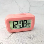 horloge numérique moderne rétroéclairée led quartz blanc noir vert rose bleu lcd