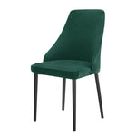 housse chaise velours gris moderne anti poussière couvrante restaurant mariage