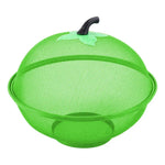 panier corbeille fruits maille métal moderne respectueux environnement noir vert rouge bleu gris poignée