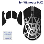 souris jeu souris antidérapante stickers adhésifs motifs géométriques pieds rechange serviette antiseptique noir rouge