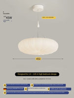 lampe suspendue moderne blanche plissée intérieure éclairage quotidien led acrylique facile