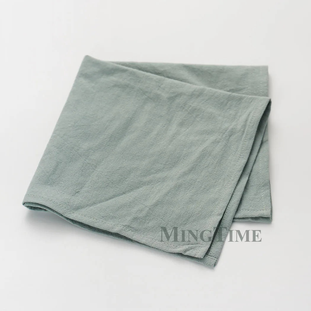 serviettes coton rose pâle classique 40x40cm réutilisables table maison party