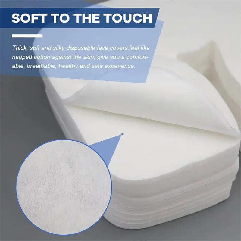housses coussin massage jetables blanches unies confortables 36.5cm 27cm pack 100 pièces usage unique