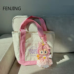 sac main femme forme seau couleur blanche bleue verte rose orange casual doux toile