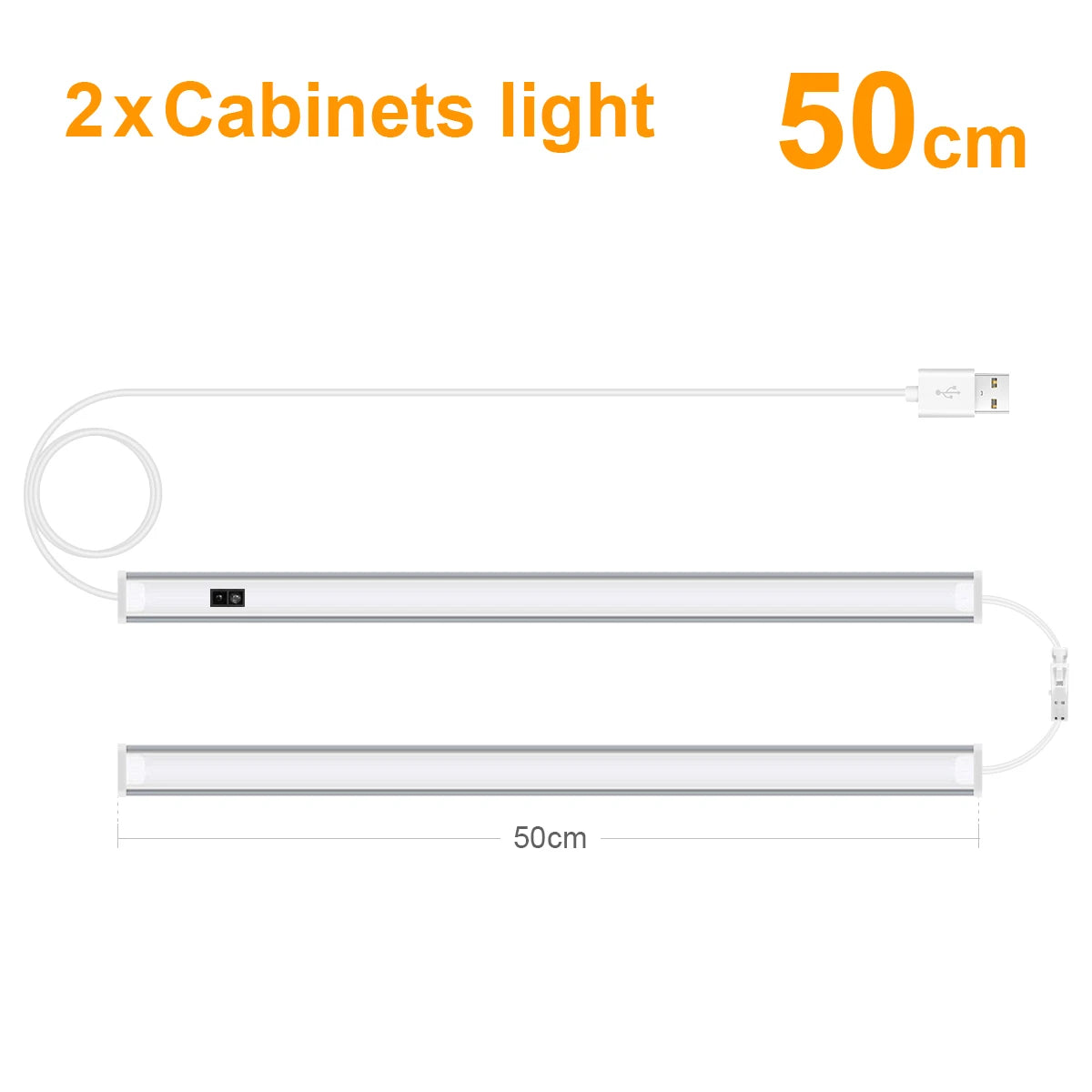 lampe led tactile blanche moderne adhésif sensor sans contact 5v 5w aluminium
