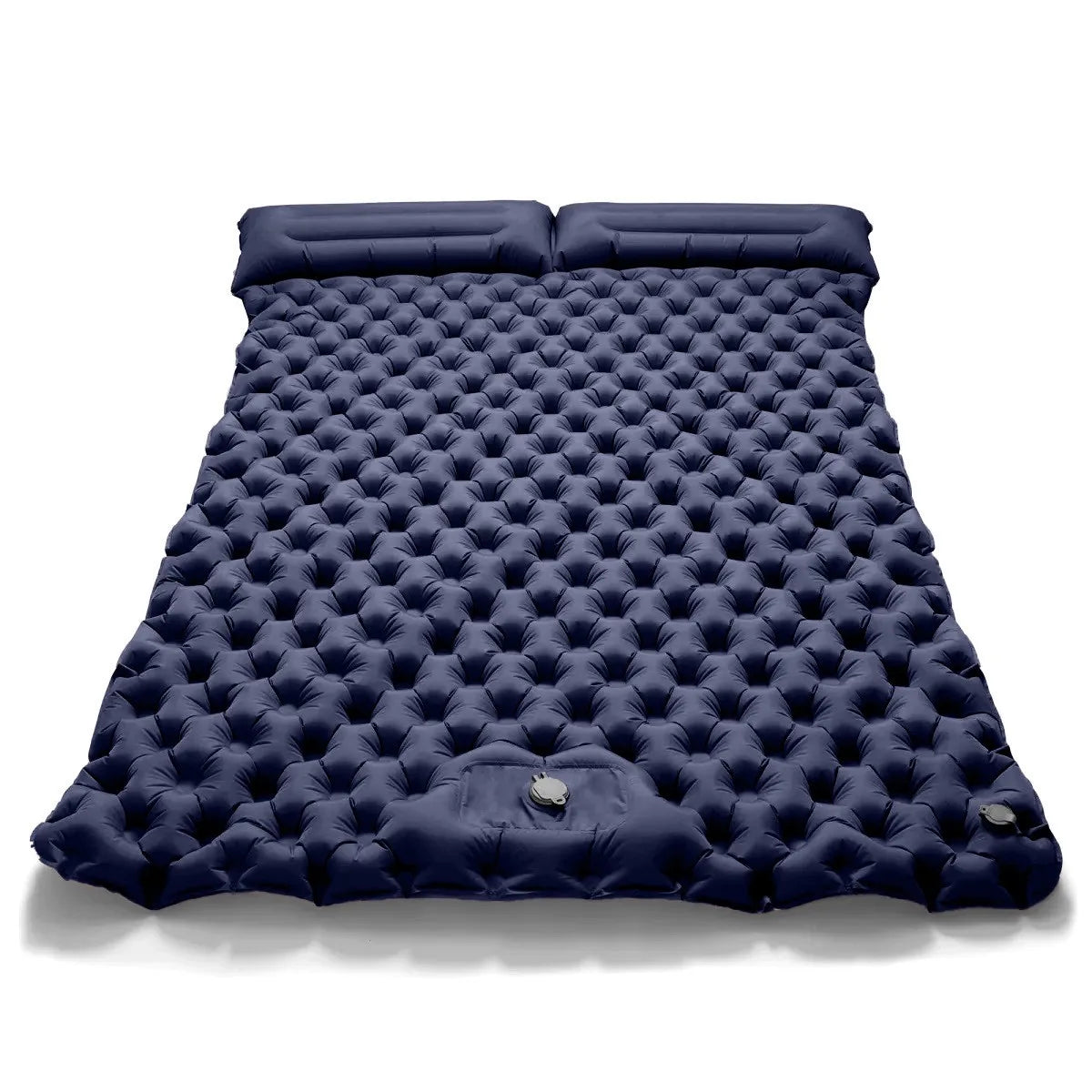 matelas gonflable camping pliant pompe main sac rangement oreiller randonnée