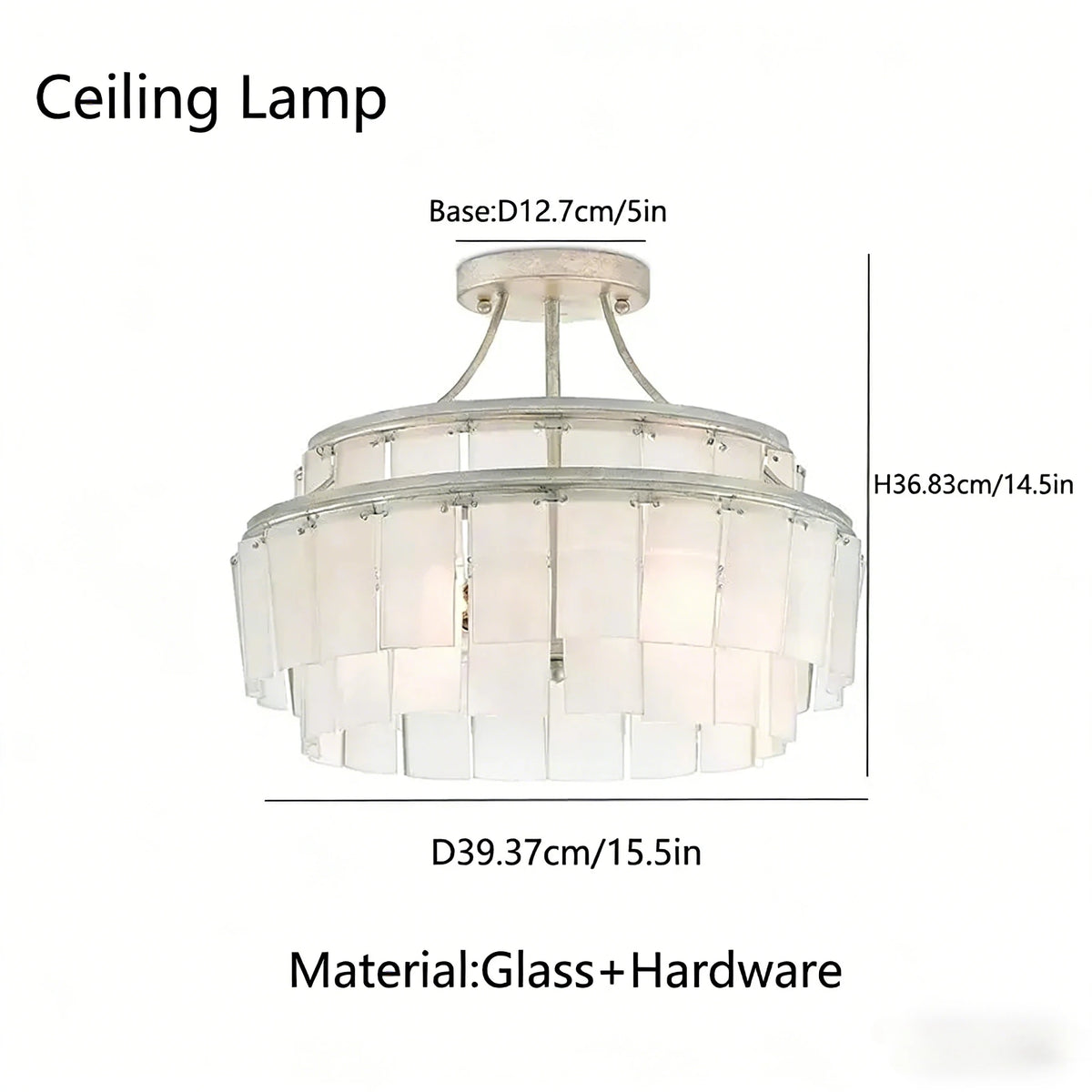 lustre moderne géométrique vert doré blanc transparent chambre salon