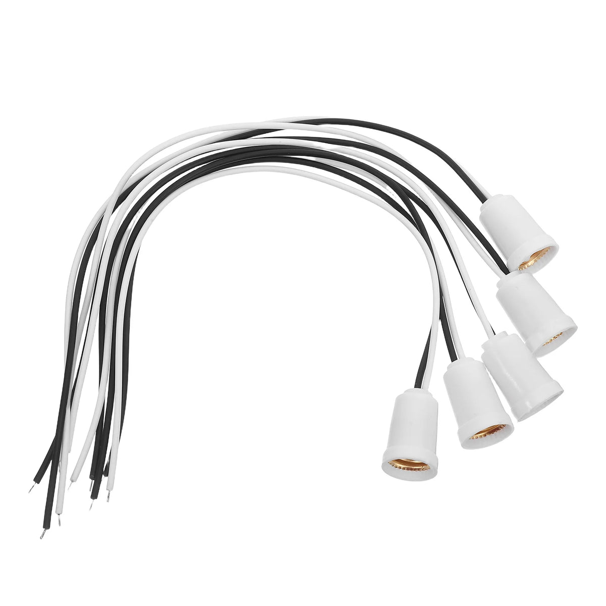 câble électrique moderne connecteurs noir blanc luminaire suspension décoration jardin