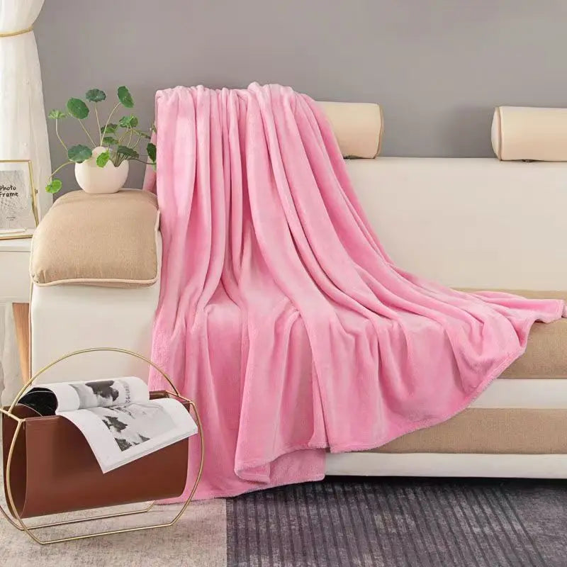 couverture violet douce velours moderne 100 polyester cachemire hiver 130x150cm fixations
