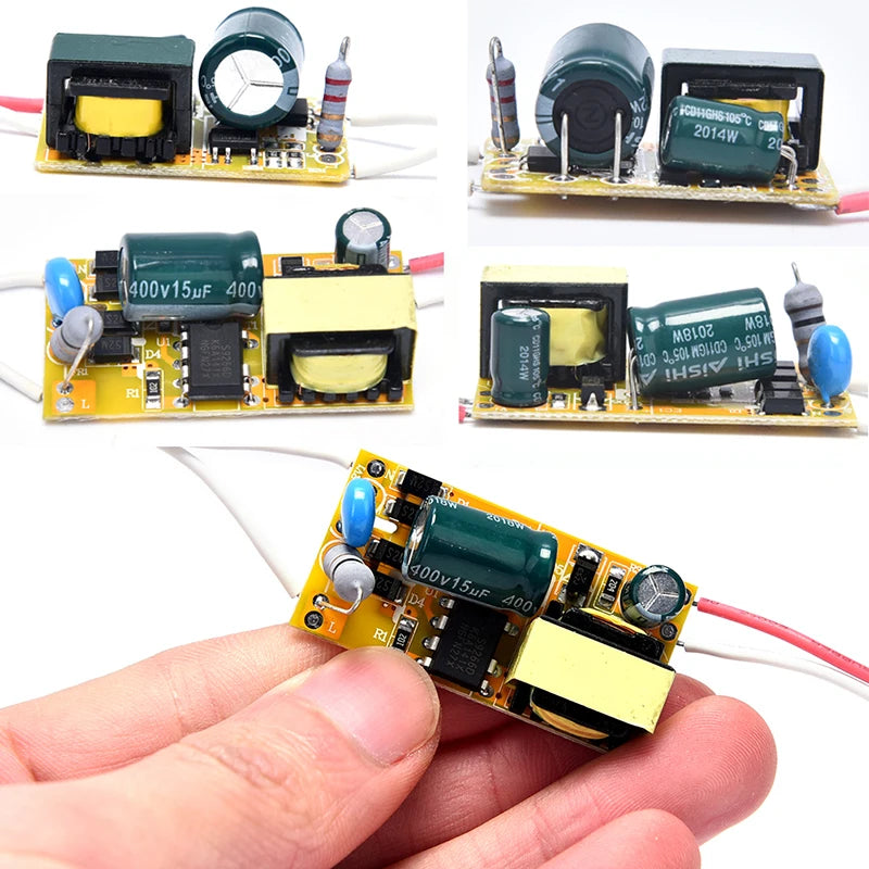 adaptateur led alimentation courant constant diy vis electronique moderne circuits imprimés composants